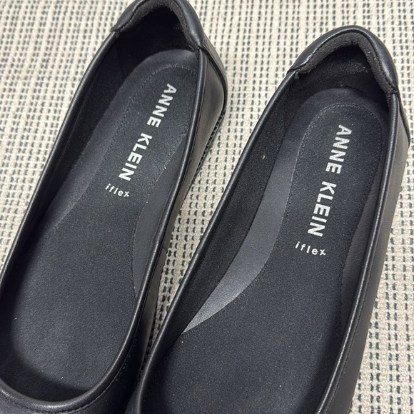 Anne Klein iflex Elly black ballet flats size 10M - Picture 3 of 7